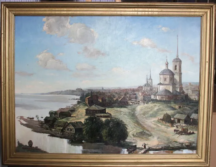 5657 «Камышин, начало 20 в.», холст, масло. 100х74