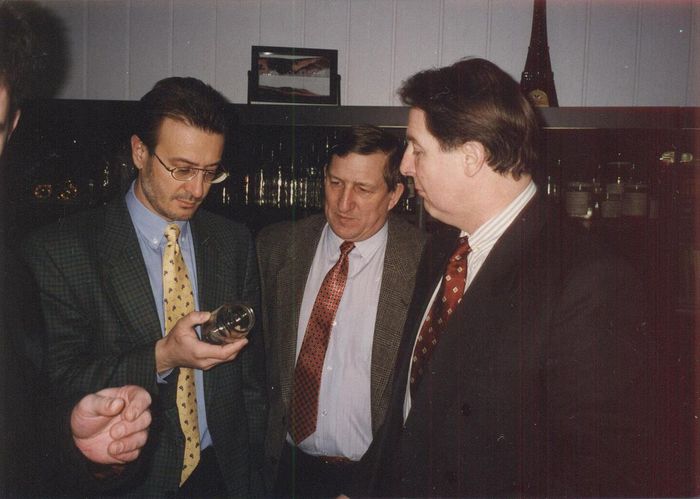 1997 г., г. Камышин. А.В. Хоботов с немецкими гостями